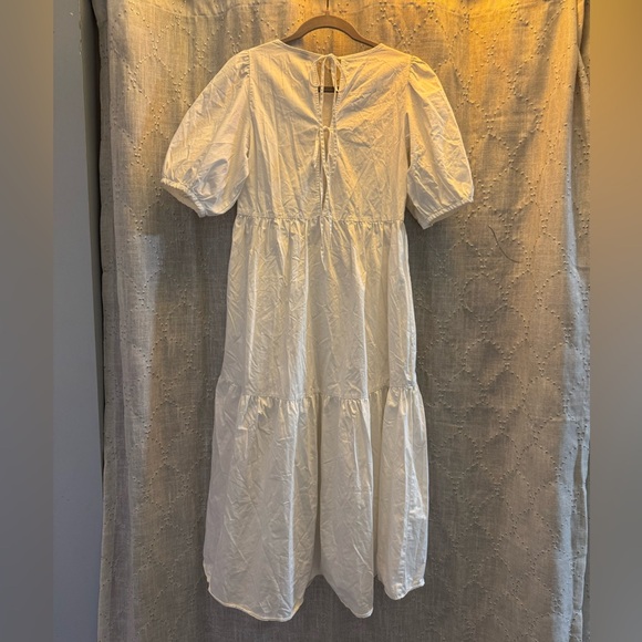 NWOT Zara White Midi Dress BLOGGER FAVORITE - Picture 7 of 12